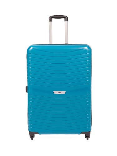 Image of ZOUK Zoya Trolley Bag Large Size 77cm Hard Shell Suitcase Luggage Trolley Bag with Silent 360 Spinner Wheels, Lightweight Check-in Travel Suitcase with Combination Lock | Teal