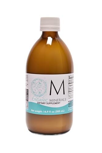 ORMUS 500 mL - Organic Minerals - Ormus Premium - Ormus Concentrado - Agua de Mar - Ormus marino - Minerales - Oligoelementos - Monoatomicos - 1 Unidad
