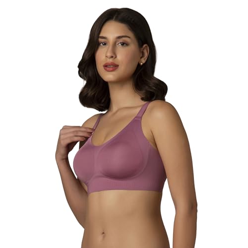 Image of Amante Non Padded Non Wired Full Coverage Invisible Support Seamless Adjustable Straps Skins Invisi Support Bra BRA02001
