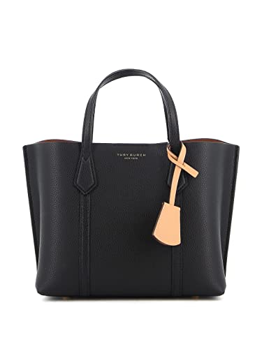 Tory Burch Bolsa feminina pequena Perry, Preto/bronze, Small