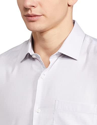 Image of Park Avenue Men's Cotton Blend Checks Pattern Slim Fit Semi Cutaway Collar Full Sleeve Formal Shirt