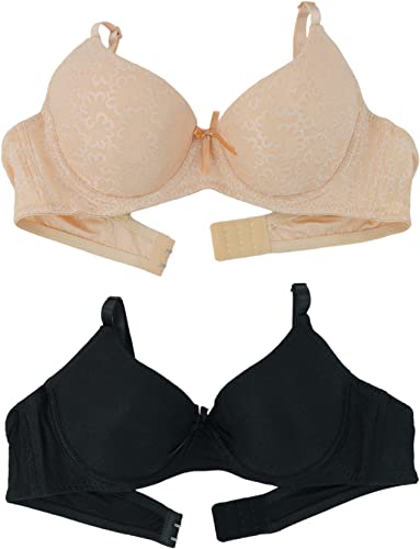 ToBeInStyle Girl's Junior Pack of 6 Wired Push-Up Padded Bras with Adjustable Straps3