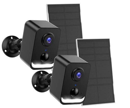 PEEIPM-Security-Cameras-Wireless-Outdoor-Solar-Power-Cameras-for-Home-Security-WiFi-Battery-Seguridad-Camara-System-Kit-Surveillance-Monitor-with-Motion-Sensor-Flood-Light-Alarm-Color-Night-Vision PEEIPM Security Cameras Wireless Outdoor: Solar Power Cameras for Home Security WiFi Battery Seguridad Camara System Kit Surveillance Monitor with Motion Sensor Flood Light Alarm & Color Night Vision - Image 1