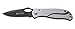 CRKT Pazoda EDC Folding Pocket Knife: Everyday Carry, Gray Ti Nitride Blade, Thumb Slot, Liner Lock, Stainless Handle, Pocket Clip 6480