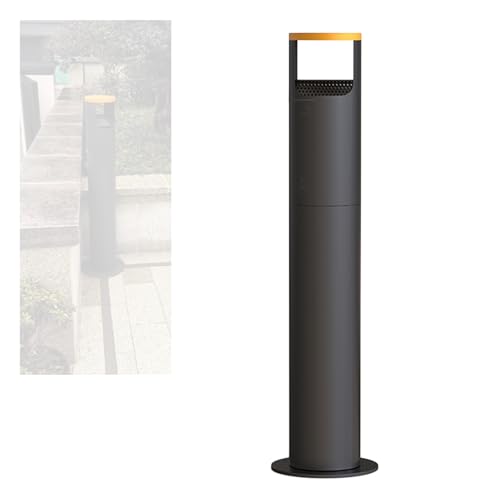Cendrier sur pied d'extérieur robuste pour place publique - 2