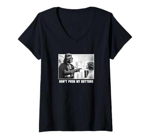 T-shirt Star Wars original imprimé humoristique Don't Push My Buttons