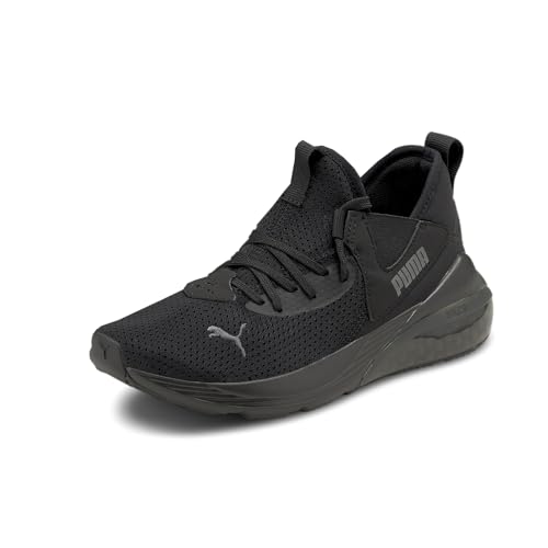 PUMA Unisex-Child unisexchild Cell Vive Running Shoe, Blackcastlerock, 5.5 Big Kid US3