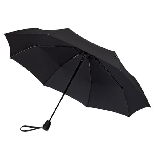 Guarda Chuva Preto Sombrinha Gigante Contra Vento Cabe Na Bolsa Família Resistente Reforçado 10 Varetas