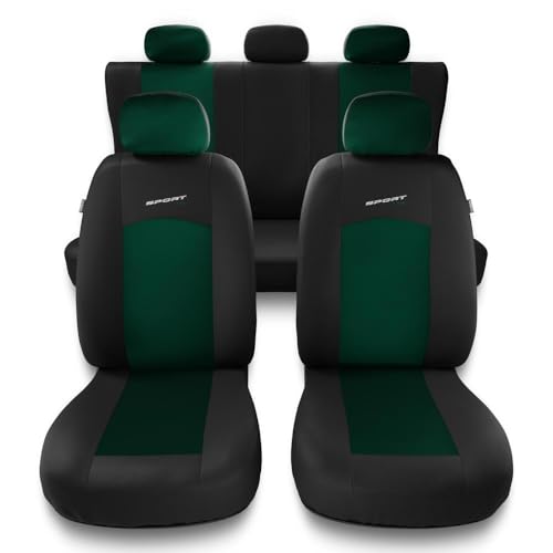 I coprisedili coprono interamente il sedile e grazie all'utilizzo di cuciture certificate AIRBAG i coprisedili non ostacolano il funzionamento degli airbag. I coprisedili sono adatti sia ai sedili forniti di airbag laterali che ai sedili standard (senza airbag). I coprisedili sono realizzati con tessuto a maglia in poliestere a maglia larga (cosiddetto AIRMESH) nella parte centrale con tessuto per tappezzeria a maglia in poliestere sui lati del coprisedile.