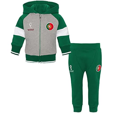 FIFA Unisex Baby Offizieller World Cup 2022 Kinderanzug, Portugal, Rot, 104 Cover