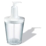 Material: Kunststoff koziol Seifenspender 250 ml Flow, Kunststoff, transparent klar, 8.80 x 8.80 x 17.7 cm