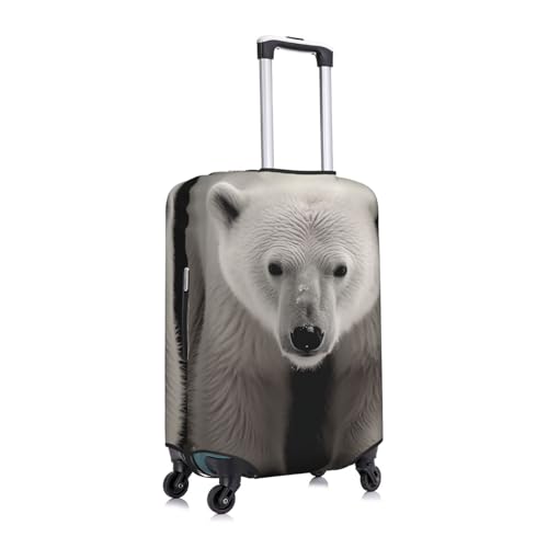 Polar Bear Travel Luggage Cover Elastic Washable Suitcase Protector Anti-Scratch Travel Suitcase Cover Luggage Protector Fits 18-32 Inch Suitcase3