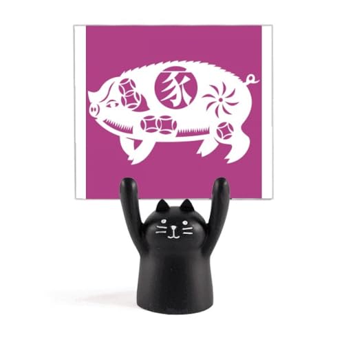 Porte-note cochon du zodiaque chinois pour décorer votre espace de travail