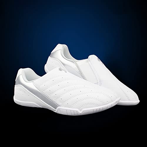 Zhihuzhe Martial Arts Training Shoes,Artes Marciales Taekwondo Karate,Agujeros de Panal Transpirables en la Parte Superior,Forro de algodón orgánico,diseño elástico,Zapatos de Taekwondo,Unisex