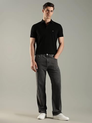 Image of Solid Regular fit Cotton Polo t-Shirt