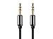 Monoprice Auxiliary Audio Cable - 3.5mm TRS, Gold Plated, 6 Feet, Black - Onyx Series
