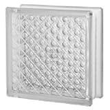 Quality Glass Block 8x8x3 Diamond Glass Block