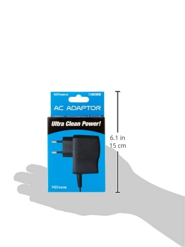 BOSS PSA-230S2 Power Adapter | Netzteil für BOSS Kompakt- und Twin-Pedale, Multieffekte und mehr | Erweiterte Kabellänge | LED-Anzeige für die schnelle visuelle Rückmeldung zum EIN/Aus-Status