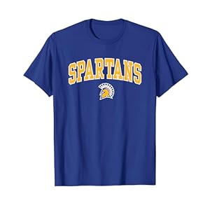 San Jose State Spartans Arch Over Blue Officially Licensed T-Shirt