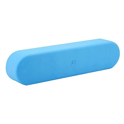 Image of AKOAK 1 Pack Silicone Makeup Brush Holder, Cosmetics Storage Box Desktop Finishing Container, Painting Pen Holder Sewing Craft Organizer (Blue)