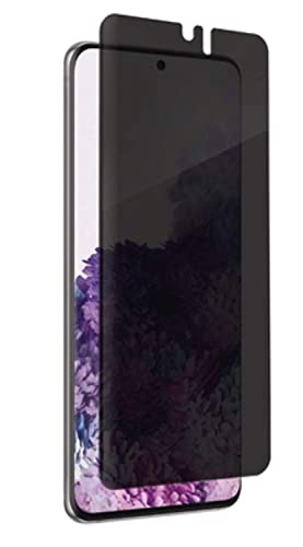 Invisible Shield ZAGG Glass Fusion Privacy Plus - Privacy Screen Protector - Made for Samsung Galaxy S20 Plus - Case Friendly, Clear (200304849)