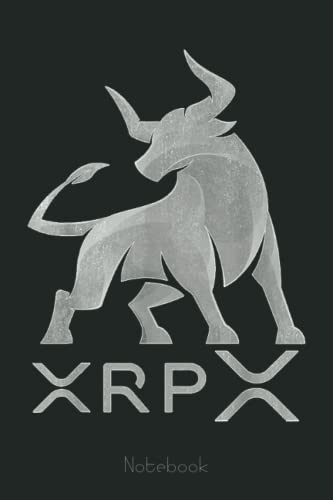 Bull Market Ripple XRP Coin Crypto Token Wallet Men Kids Notebook: Transaction Log Ledger, Air Drop Tracker, Passwords Book for New and Experienced Traders 6x9 110 Page Gift Journal