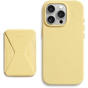 MOFT Magnetic Wallet Stand Panna Cotta & Snap Case MOVAS™ Vegan Leather for iPhone 16 Pro Max Panna Cotta