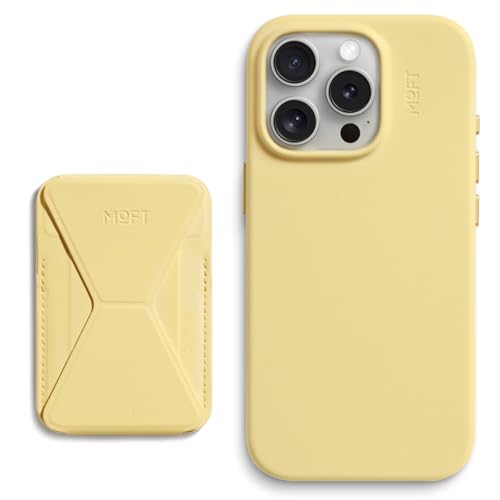 MOFT Magnetic Wallet Stand Panna Cotta & Snap Case MOVAS™ Vegan Leather for iPhone 16 Pro Max Panna Cotta