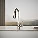 KOHLER Artifacts® Pull Down Kitchen Sink Faucet with Single Hole Install and Lever Handle, and 3-Function sprayhead Featuring Sweep and BerrySoft Spray, K-99261-VS