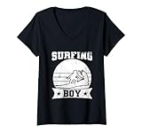 Photo Gallery donna ragazzo istruttore di surf ragazzi maglietta con collo a v Photo Gallery donna ragazzo istruttore di surf ragazzi maglietta con collo a v