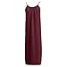 Womens Linen Dress Backless Cami Lounge House Linen Maxi Spaghetti Strap Open Low Back Summer Beach Vacation Sundresses Peasant Loose Maternity Comfy Dress Beach Cover Up Women Spring Fashion