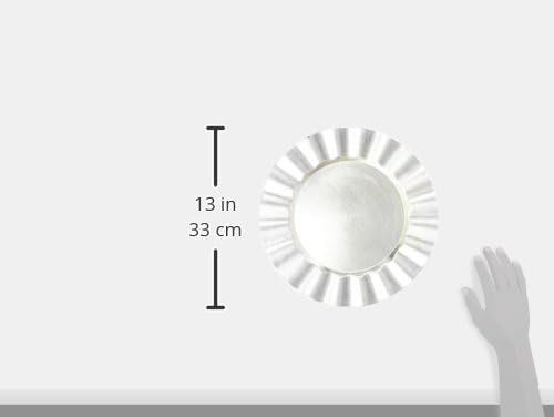 Miniatura 3 de Charge It by Jay Plato de carga con volantes de 13 pulgadas, placa decorativa de servicio de melamina para el hogar, comedor profesional, perfecto