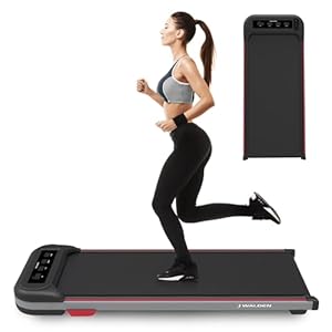 Walden Loopband Walking Pad opvouwbaar gewicht 100 kg 0,75 pk motorhelling 1 – 6 km/u Walking Pad Ultra-Plat onder het bureau