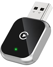 Mini Wireless Carplay Adapter for iPhone - Carplay Wireless Adapter Car Play Bluetooth, Compatible with iPhone iOS 10+, Stable &amp; No Delay [2026 Upgraded] Silver