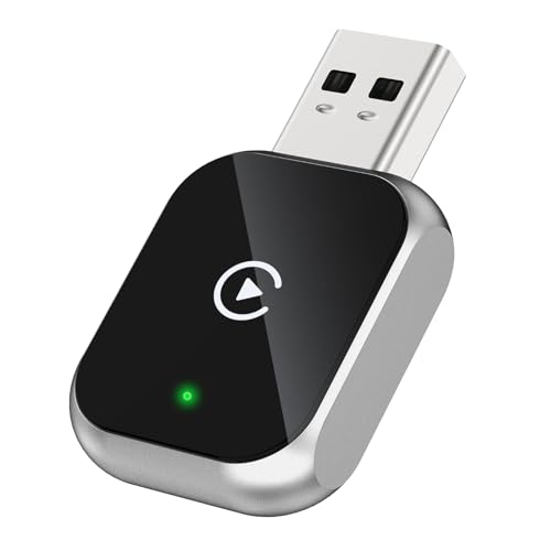 Junboer Mini Wireless Carplay Adapter for iPhone - Carplay Wireless Adapter Car Play Dongle Bluetooth