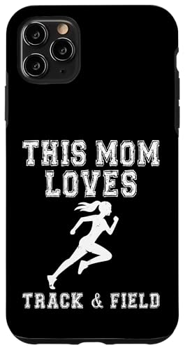 This Mom Loves Track & Field �V���c ? Game Day Sports Mom T�V���c �X�}�z�P�[�X iPhone 11 Pro Max �p