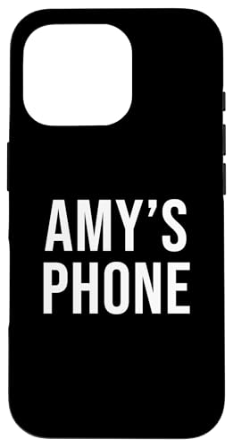Amy's Phone �u���b�N �z���C�g ���O Amy �X�}�z�P�[�X iPhone 16 Pro �p