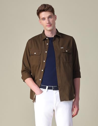 Image of U.S. Polo Assn. Denim Co. Men's Twill Slim Fit Shirt