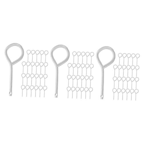 Homoyoyo 3sets Fire Extinguisher Safety Pins Stainless Steel Replacement Pull Pin Set Compact Design Essential Fire Equipment Accessory 100pcs*3