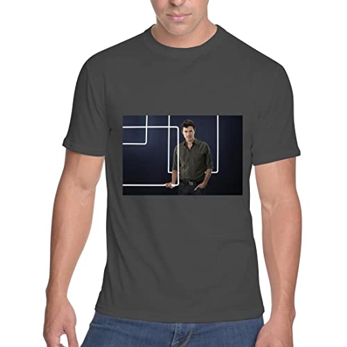 Middle of the Road Brendan Hines - Men's Soft & Comfortable T-Shirt PDI #PIDP115630, Black, X-Large