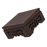 Étagère antique - le petit support de pot est fait de bois, robuste et, simple mais vintage, présentoir