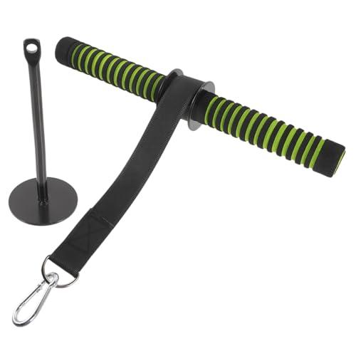 POPETPOP 前腕筋力トレーナー 滑り止めフォームハンドル付き 耐久ナイロンロープ採用 腕 手首 前腕強化用 自宅 用トレーニング器具