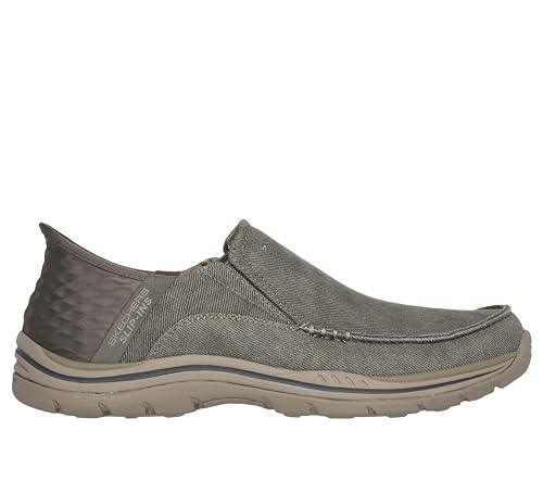 Image of Skechers Men's USA Expected - Cayson Moc Toe Canvas Slip-Ins