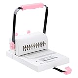 【Portatile】La rilegatrice compatta di 30*22 cm consente di riporla in modo ordinato e di trasportarla senza sforzo. Il funzionamento semplice permette di rilegare ovunque e in qualsiasi momento con il minimo sforzo.