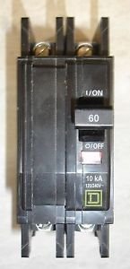 Square D QOU260 Feed Thur Circuit Breaker ping