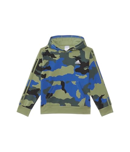 adidas boys Aop France Camo Hooded Pullover (Big Kid)