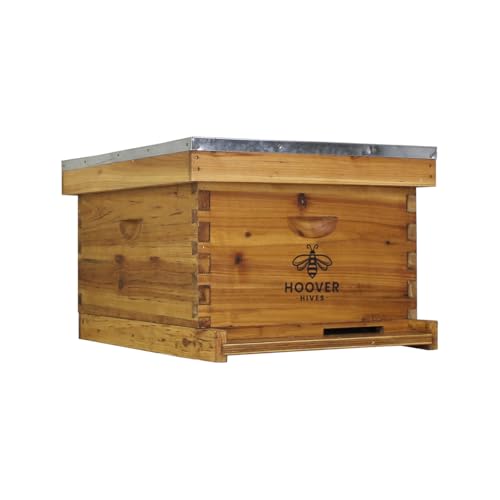 Image of Wax-Coated 10 Frame Beehive - (1) Deep & (0) Mediums Fully Assembled Fully Assembled