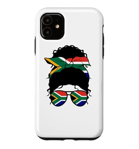 South African Girl South Africa Flag Proud Woman Case for iPhone 11
