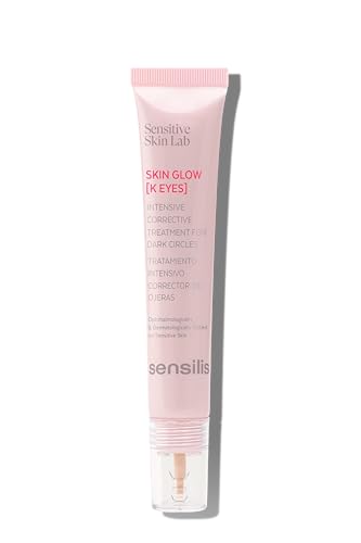 Sensilis - Skin Glow [K Eyes] - Contorno de Ojos Intensivo con Vitamina K y Color, Tratamiento Antifatiga, Antibolsas y Antiojeras Iluminador con Niacinamida y Ácido Hialurónico - 15 ml