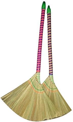 One Vietnamese Soft Fan (Straw) Broom, 40 Inch